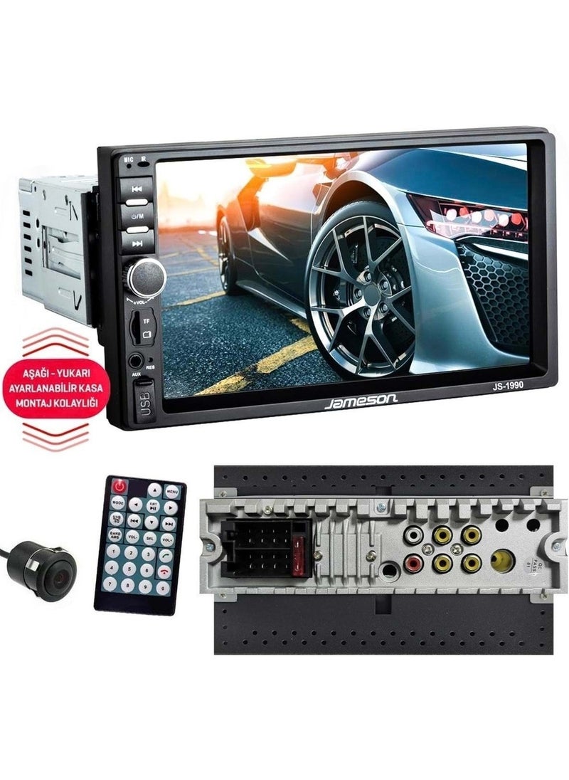 JAMESON 2 Years Double Tape 7" 4X55W Mirrorlink Bt/usb/sd/mp5/aux/fm with Camera Tofas Serial JS-1990 4X55 Watt Do  - Image 1
