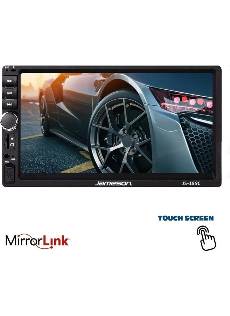 JAMESON 2 Years Double Tape 7" 4X55W Mirrorlink Bt/usb/sd/mp5/aux/fm with Camera Tofas Serial JS-1990 4X55 Watt Do  - Image 2