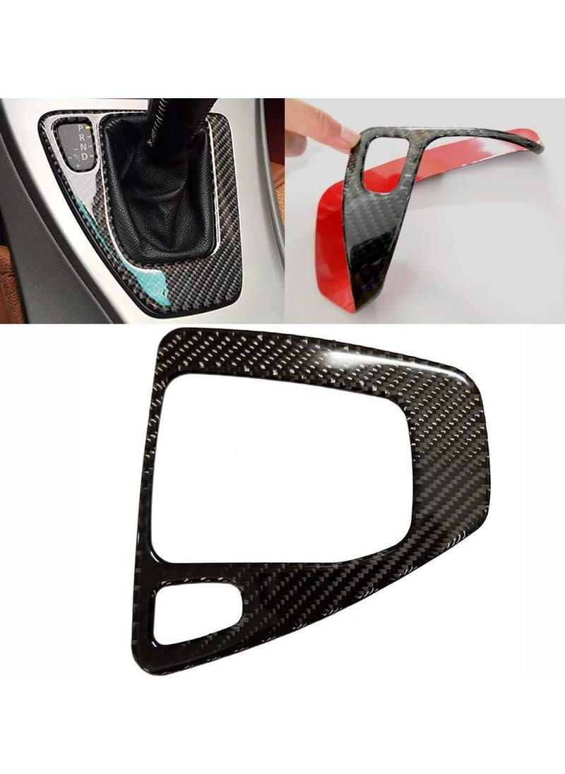 Y&D Soft Carbon Fiber Car Control Gear Box Shift Panel Frame Cover Sticker Interior Trim for BMW E90 E92 E93 3 Series 2005-2012 323 325 328 330 335  - Image 1