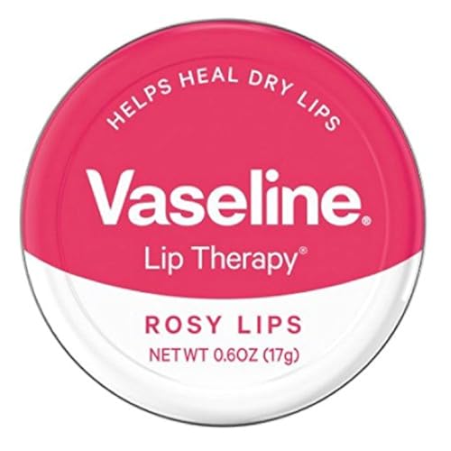 Vaseline Lip Therapy Lip Balm Tin, Rosy Lips, 17g (Pack Of 2) - Rose - Image 1