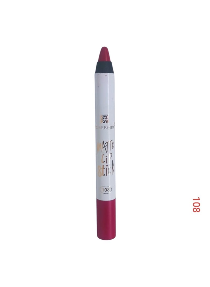 احمر شفاه مطفى ثابت درجه 108 - Image 1