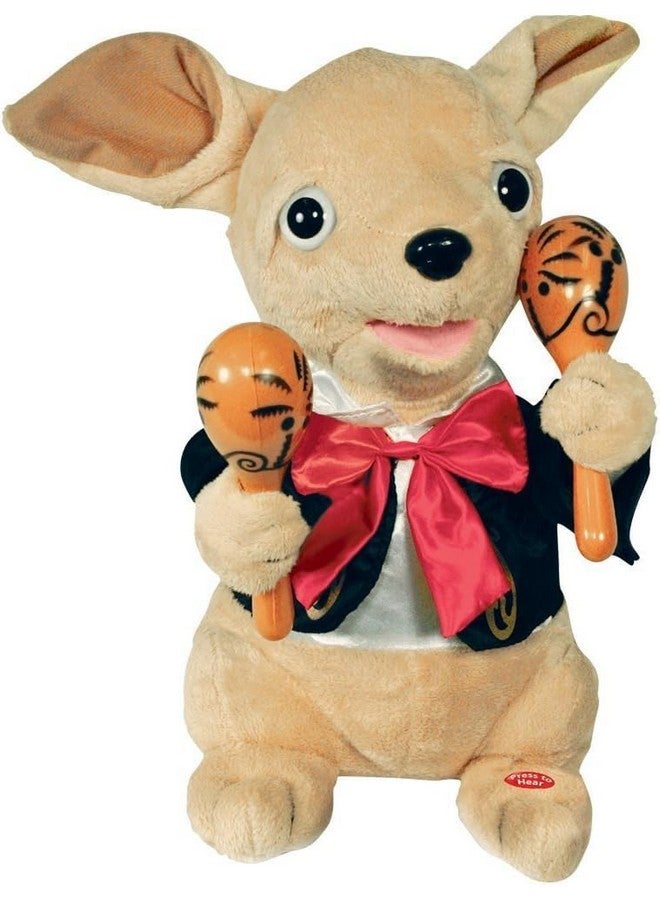 كادل بارن لعبة تشيواوا المغنية المتحركة المحشوة Chuey Bamba مقاس 12 بوصة، تهز الماراكاس على أنغام La Bamba - Image 1