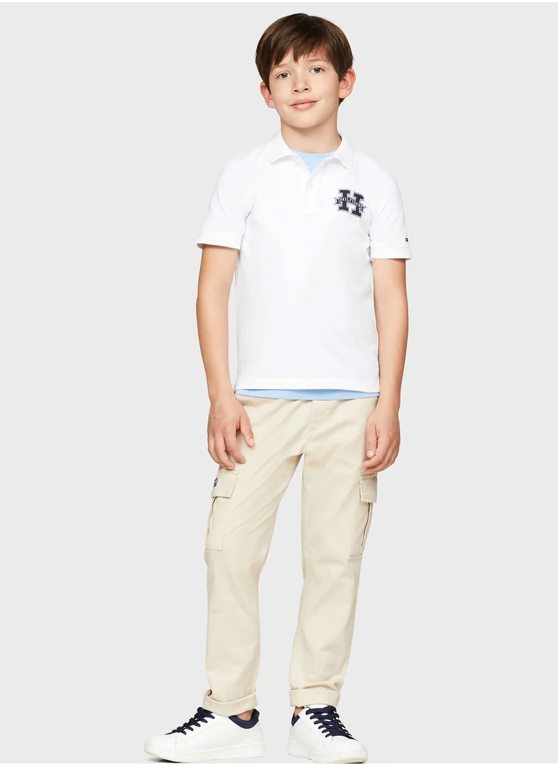 TOMMY HILFIGER Kids Logo Regular Polo