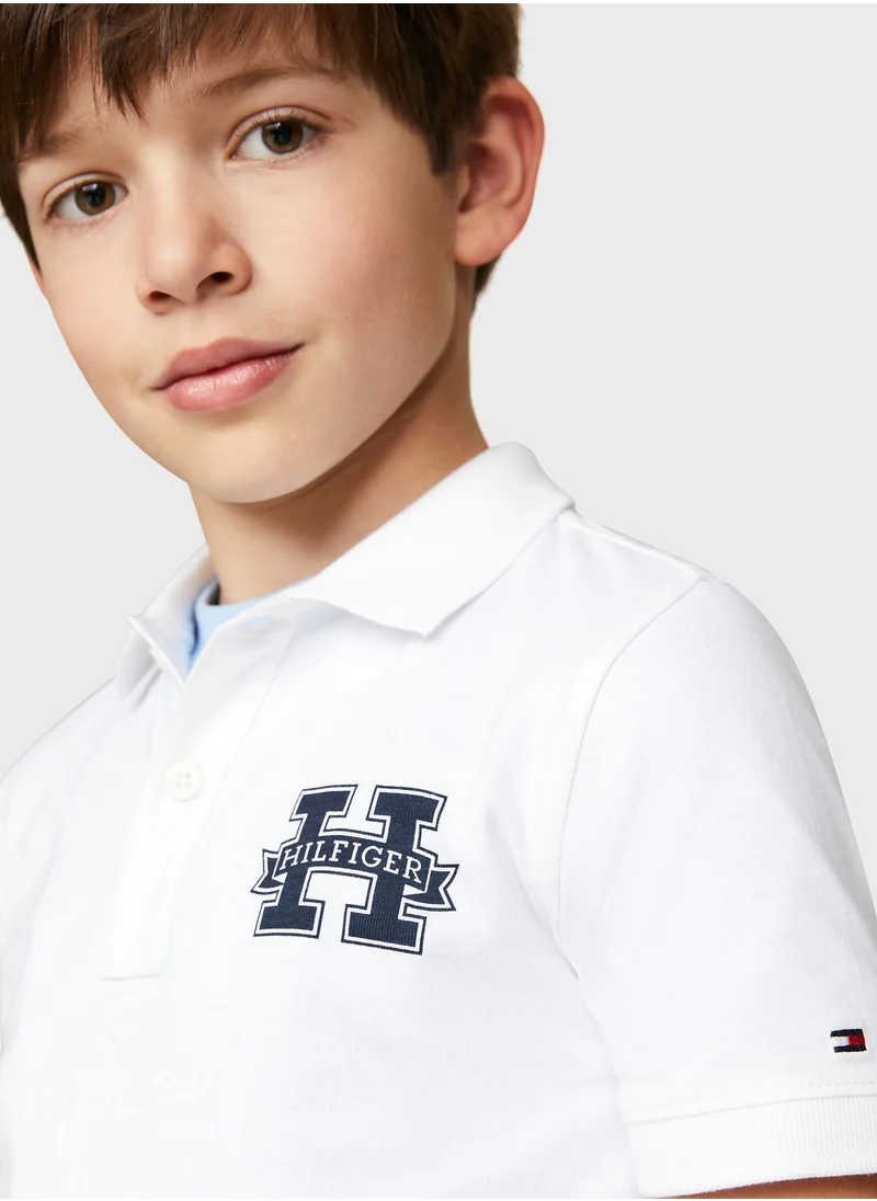 TOMMY HILFIGER Kids Logo Regular Polo