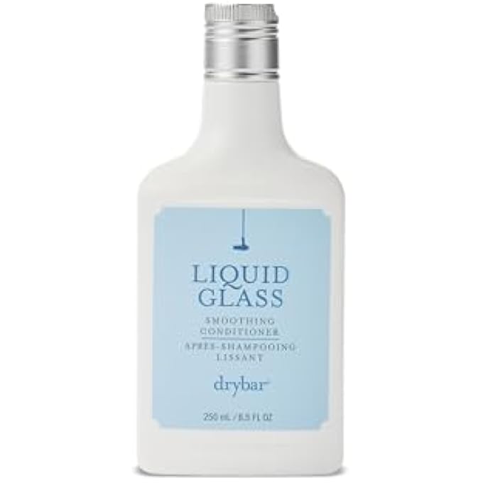 Drybar LIQUID GLASS SMOOTHING CONDITIONER - FULL SIZE | REDUCES FRIZZ, ADDS A SMOOTH & SHINY FINISH, LIGHTWEIGHT FORMULA FOR ALL HAIR TYPES, VEGAN & CRUELTY FREE - Image 1