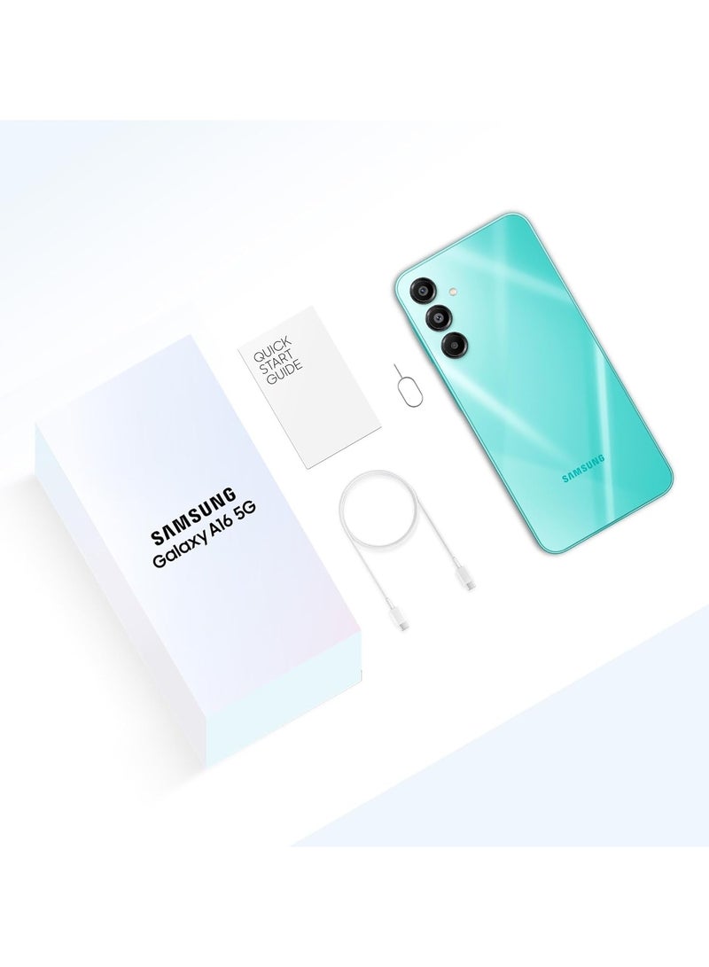 Samsung Galaxy A16 5g 6gb Ram 128gb Light Green 6.5" Super Amoled 50mp Triple Camera Android 14 Ip54 5000mah Factory Unlocked All Countries International Version - Image 2