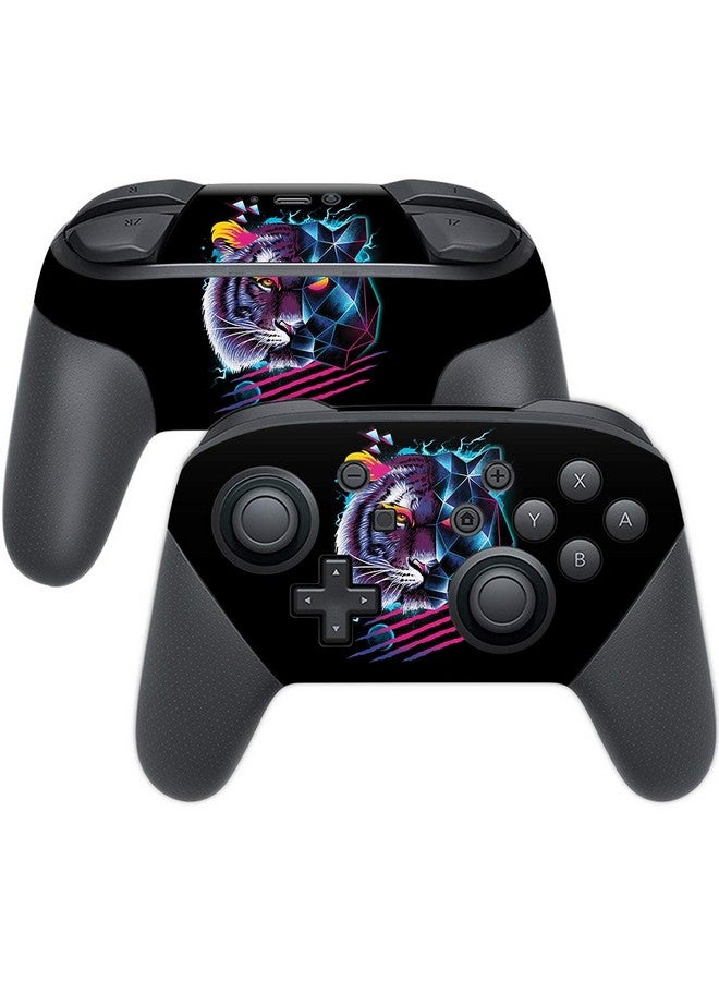 MIGHTY SKINS Mightyskins Skin Compatible With Nintendo Switch Pro Controller Tight Tiger | Protective, Durable, And Unique Vinyl Decal Wrap Cover | Easy To Apply, Remove, And Change Styles | Made In The Usa  - Image 1
