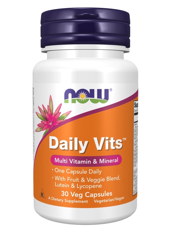 now Daily Vits Multivitamin Mineral 30 Softgels - Image 1