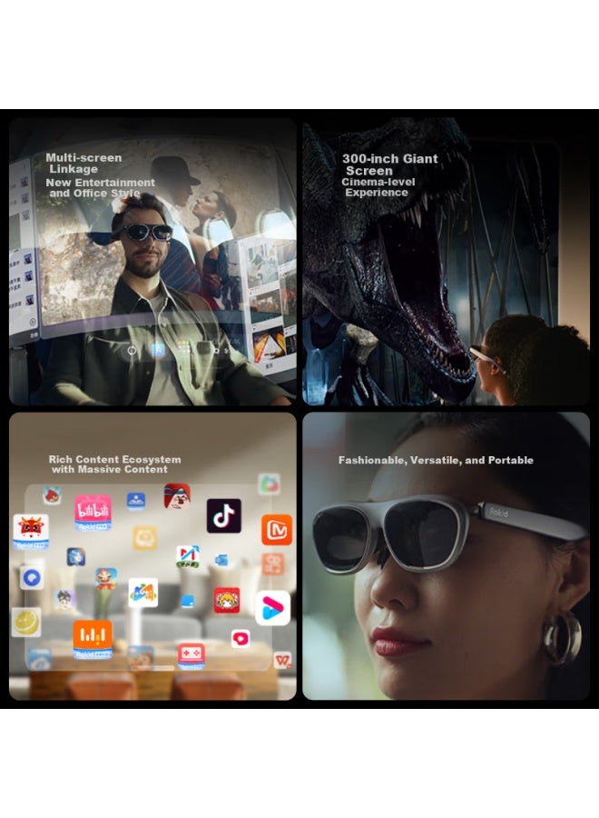 Rokid Station2 Smart Gl, Ar Gl, Ai Intelligent Device, Spatial Computing Terminal, Screen Casting, Non-vr Gl - Image 1