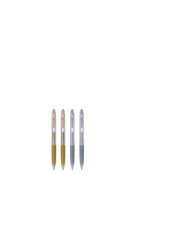 PILOT 4-Piece Gel Ink Roller Pen Multicolour