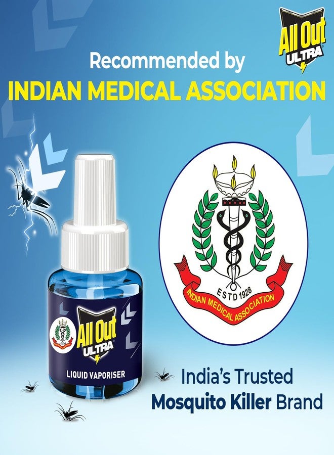 All Out Ultra Liquid Vaporizer, 6 Refills (45ml each | Kills Dengue, Malaria & Chikungunya Spreading Mosquitoes| India's Only Mosquito Killer Brand Recommended by Indian Medical Association - Image 5