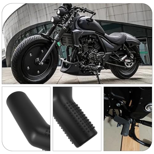 OTOTEC 2pcs Motorcycle Shifter Shoe Protector Rubber Shift Lever Gear Cover Gear Shifter Protector Cover for Most Sport Bikes Street Bikes Dirt Bikes ATV Gear Levers Black - Image 4