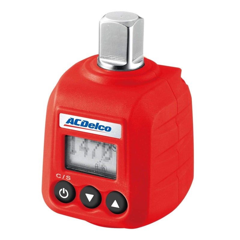 ACDelco Tools ACDelco 3/8” & 1/2" Heavy Duty Digital Torque Adapters with Buzzer and LED Flash Notification – ISO 6789 Standards with Certificate of Calibration (1/2” (14.8 to 147.6 ft-lbs.)) - Image 1