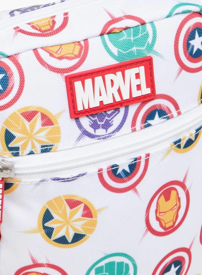 Marvel WHITE School Crossbody Bag With Avengers Print for Men | Best Price UAE