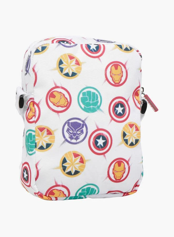 Marvel WHITE School Crossbody Bag With Avengers Print for Men | Best Price UAE