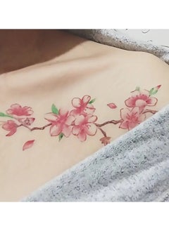 ORiTi Long Lasting Waterproof Blooming Cherry Blossom Temporary Tattoos Non Toxic Arm Leg and Body Art Stickers for 2-7 Days  - Image 3