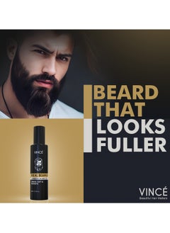VINCE Beard Cream – Smooths Frizzy Beard, Soothes Itch, and Adds Shine with a Nourishing Blend of Natural Oils – Moisturizes and Promotes a Thicker, Fuller, Softer, and Healthier Beard – 80ml  - Image 4