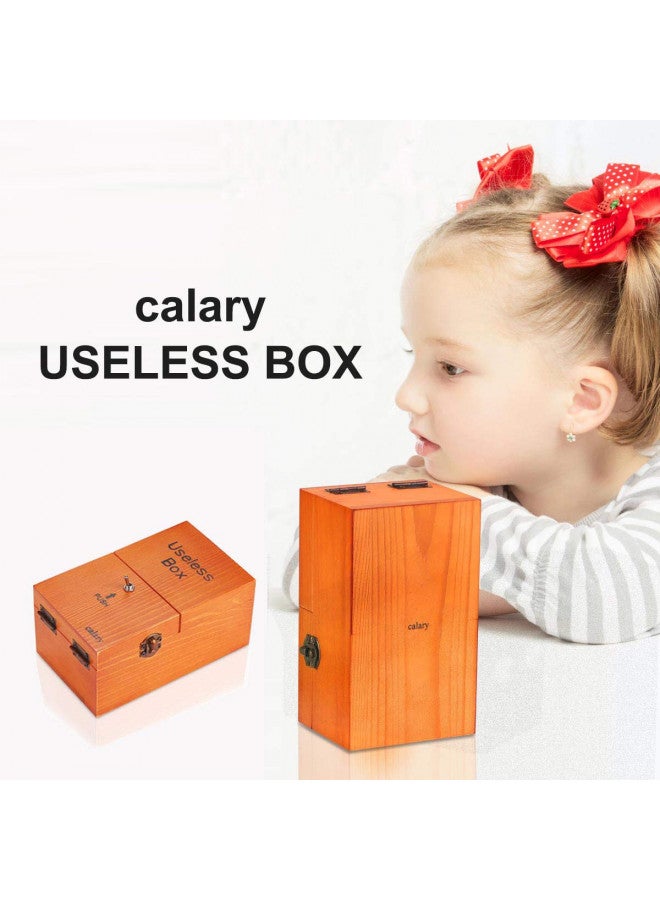 Calary Useless Box Turns Itself Off in Box Alone Machine Fully Assembled in Box (Brown) - Image 5
