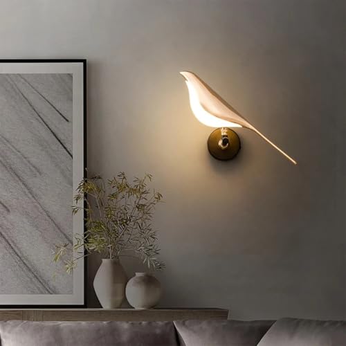 SINOMAN Metal Wall Light For Living Room Modern/Wall Lamps For Bedroom/For Living Room/Wall Lights For Home Decoration/Bedside Wall Lamp (Sparrow Led, Single) - Image 4