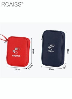 roaiss 2 Pack Organizer Small Red Medical Bag  - Image 2