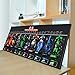 DALDED Display Wallboard for Lego F1 Speed Champions Set 66802 7724277251 10 Race Cars Model Wall Mount Display Transform Models into Wall Art Models Not Included Premium Black Collectors Mount - Image 2