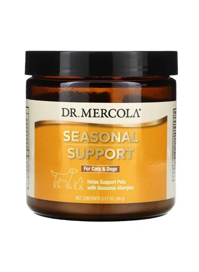 Dr. Mercola Seasonal Support For Cats and Dogs 3.17 oz 90 g  - Image 1