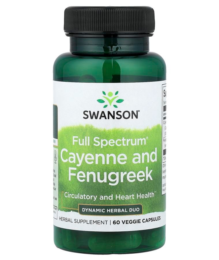 Full Spectrum® Cayenne and Fenugreek 60 Veggie Capsules