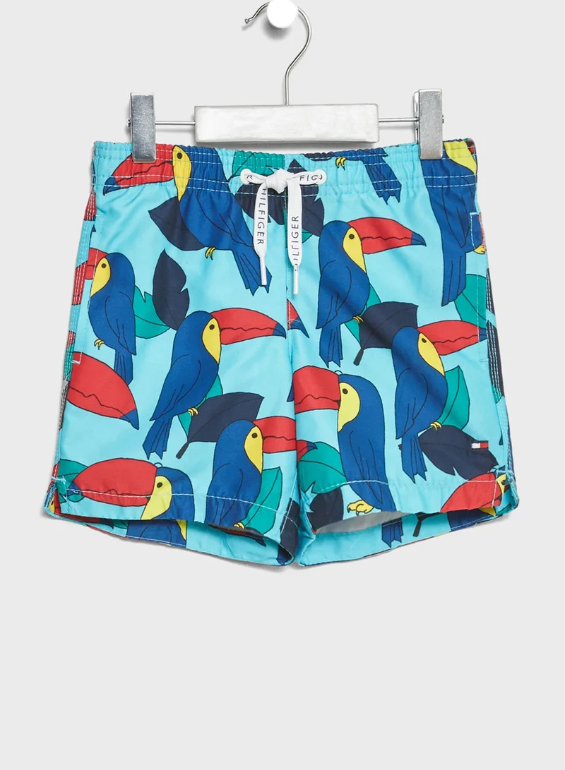 TOMMY HILFIGER Little Printed Swim Shorts