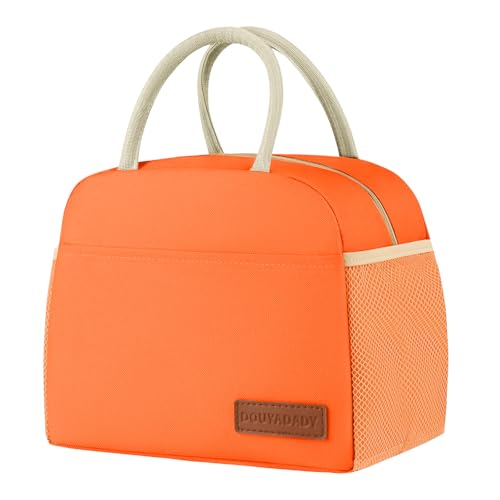 douyadady Lunch Bag WomenMen Lunch Box WomenMen orange - Image 1