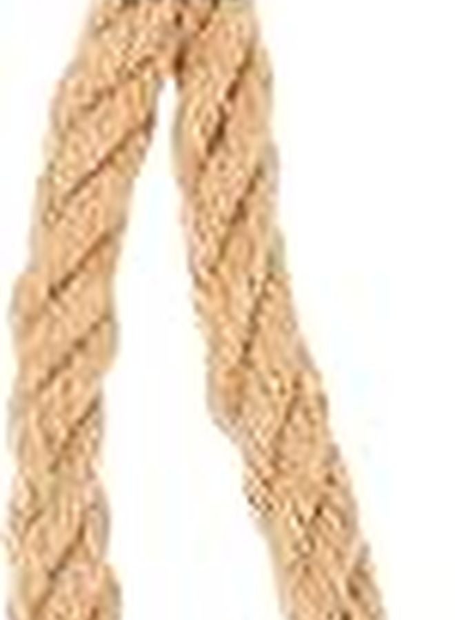 Vintage Jute Rope Towel Rack Handmade Boho Bathroom Holder For Towels Robes Space Saving Durable - Image 1