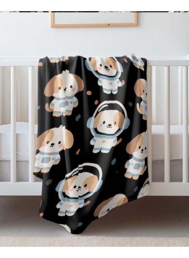 general Baby and children's cartoon flannel thin blanket (warm and comfortable, suitable for sleep, game use) 70cm*100cm - Image 3