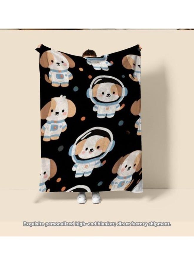 general Baby and children's cartoon flannel thin blanket (warm and comfortable, suitable for sleep, game use) 70cm*100cm - Image 2