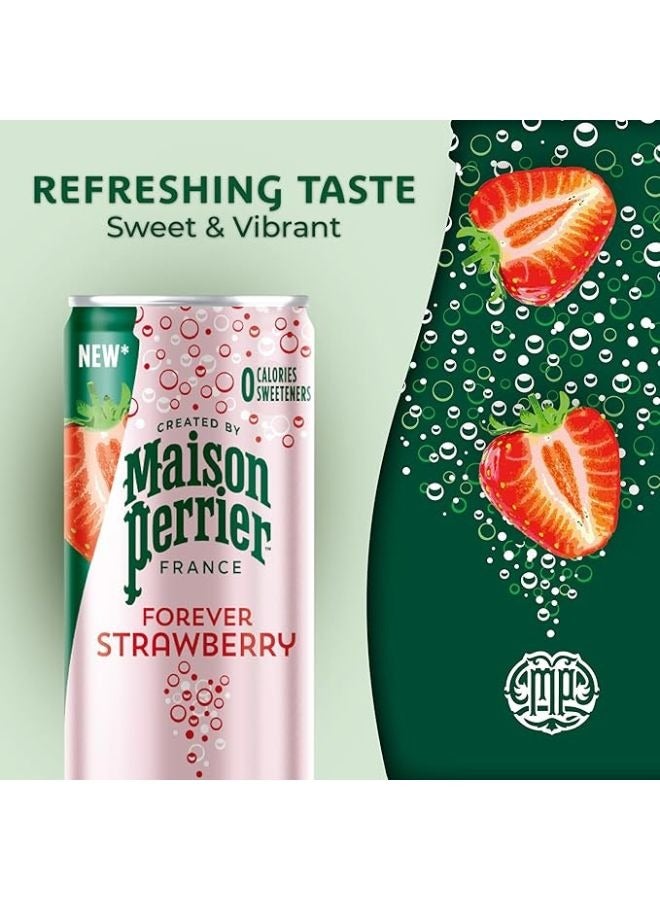 Maison Perrier Strawberry Slim Can 10 x 250ml - Image 2