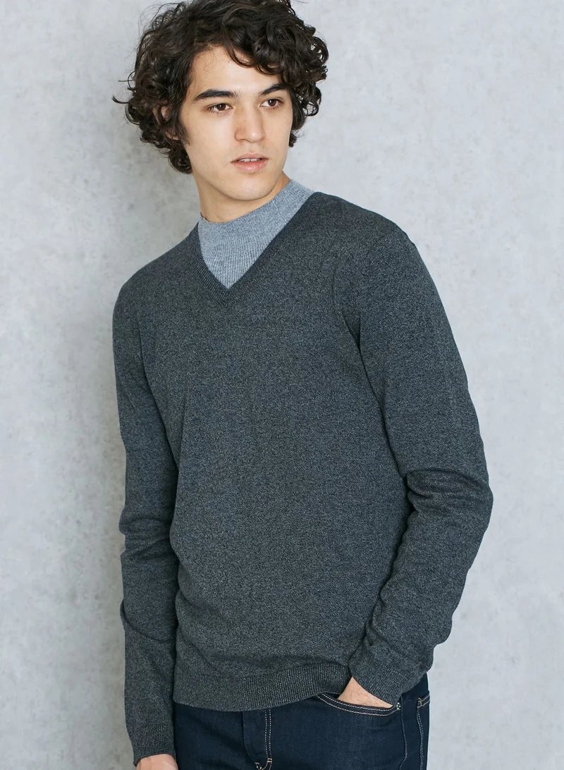 TOPMAN Basic Knit Sweater