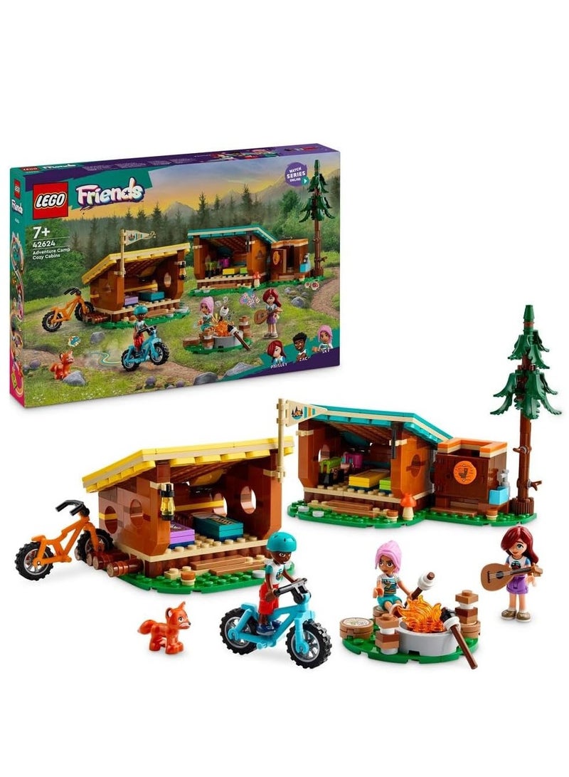 LEGO Friends Adventure Camp Cozy Cabins 42624 - Image 1