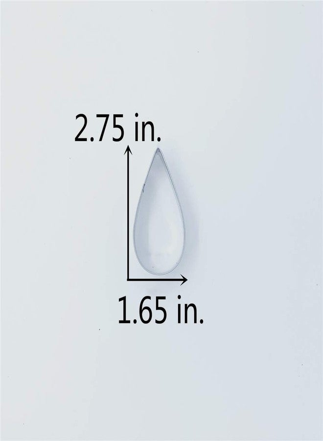 LILIAO Raindrops Cookie Cutter - 2 Different Sizes - L: 3.4 inches and S: 2.7 inches - Stainless Steel - Image 4