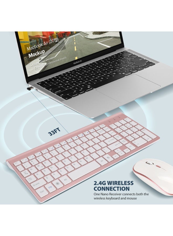 EBMINI New Wireless Keyboard Mouse Office Esports Set - Image 5