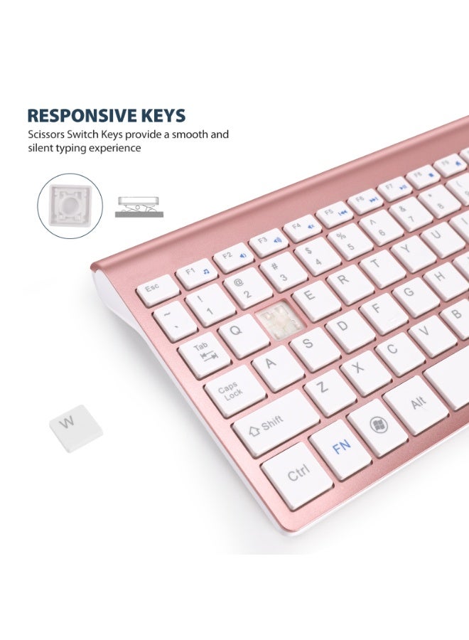 EBMINI New Wireless Keyboard Mouse Office Esports Set - Image 3