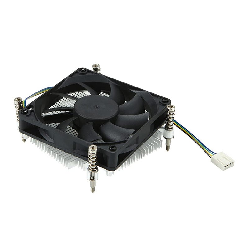 27 ملم مبرد وحدة المعالجة المركزية فائق النحافة مروحة 4Pin PWM تبريد هواء مشعاع لصندوق ITX - Image 4