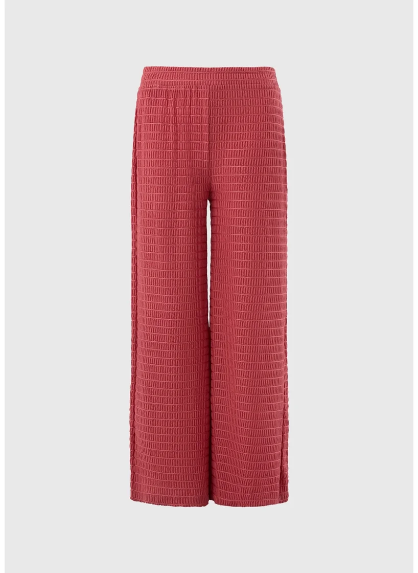 Matalan Rust Textured Co Ord Trousers