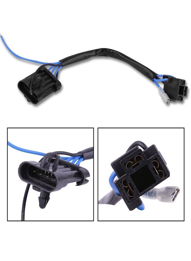 BICYACO 5-3/4 Inch 7 inch LED Headlight Wire Harness Adapter for Harley Davidson Street Glide Road King Electra Glide-1 PCS - Image 2