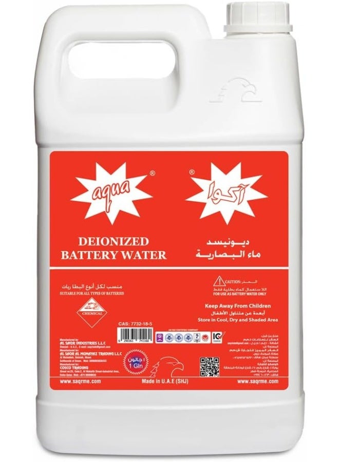 Aqua Deionized Battery Water 1Gln  - Image 2