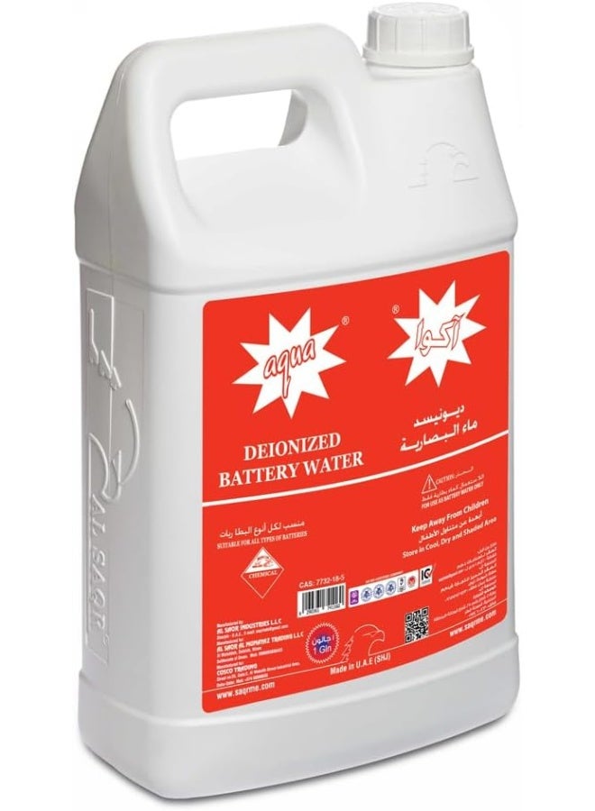 Aqua Deionized Battery Water 1Gln  - Image 1
