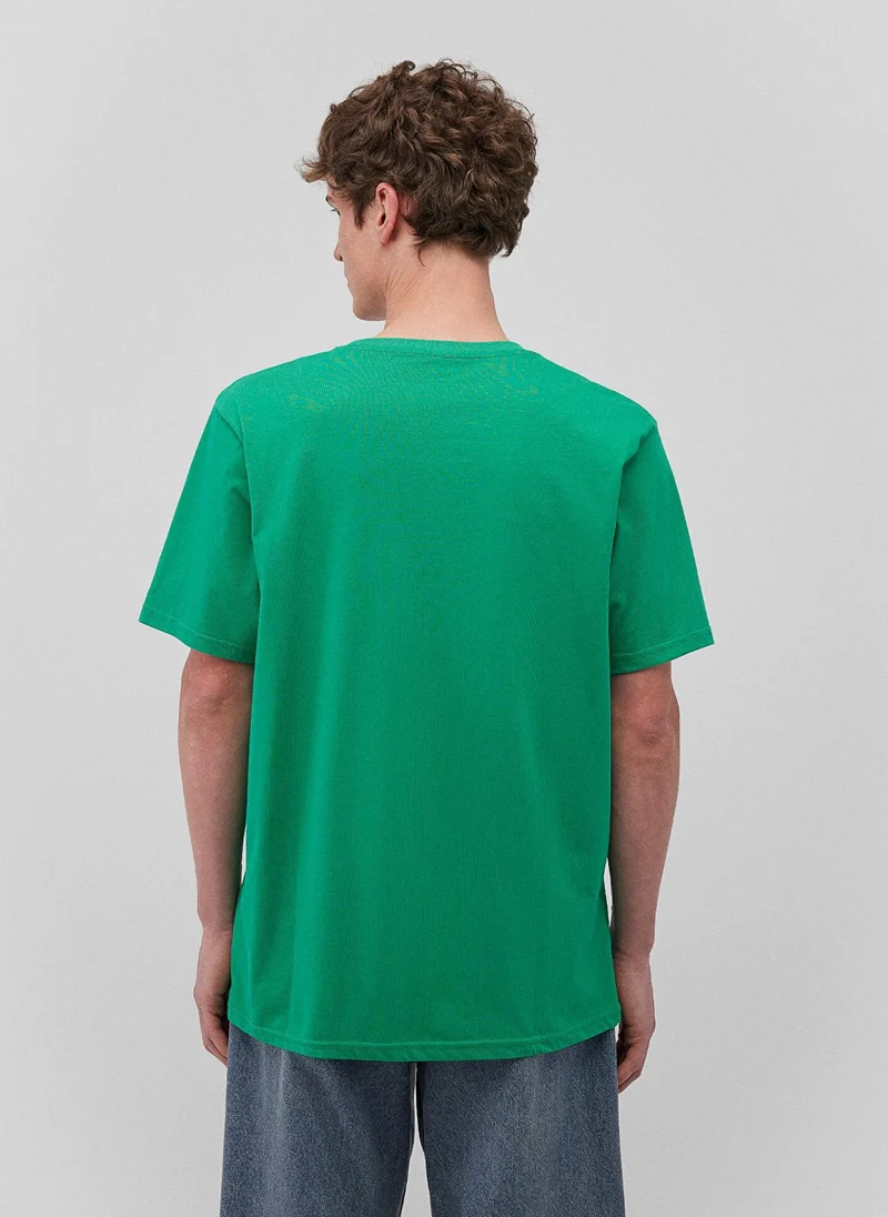 مافي Mavi Logo Printed Green T-Shirt
