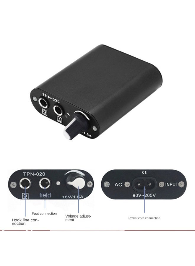 Tattoo Machine Kit Complete Tattoo Practice Tool Set Student Tattoo Kit Tattoo Equipment - Image 5