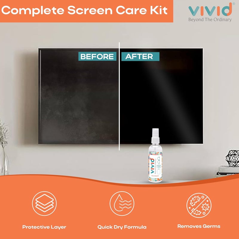 Vivid Spectacle Glasses Cleaning Spray Solution – 100ml | Perfect Specs Cleaner for Eyeglasses, Sunglasses, Camera Lenses & Binoculars - Image 4