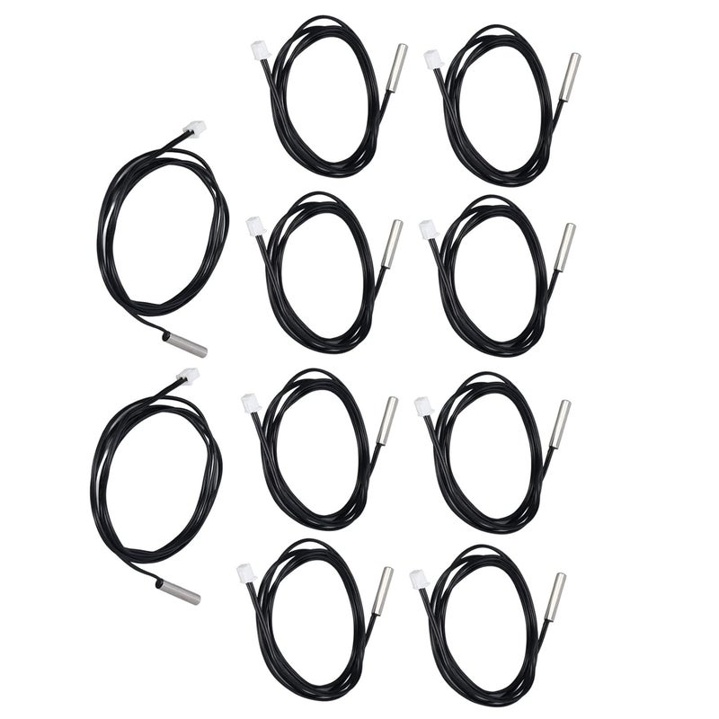 50K B3950 Thermistor Sensor Temperature Probe 10Pcs 5x25mm Cylindrical Head - Image 4