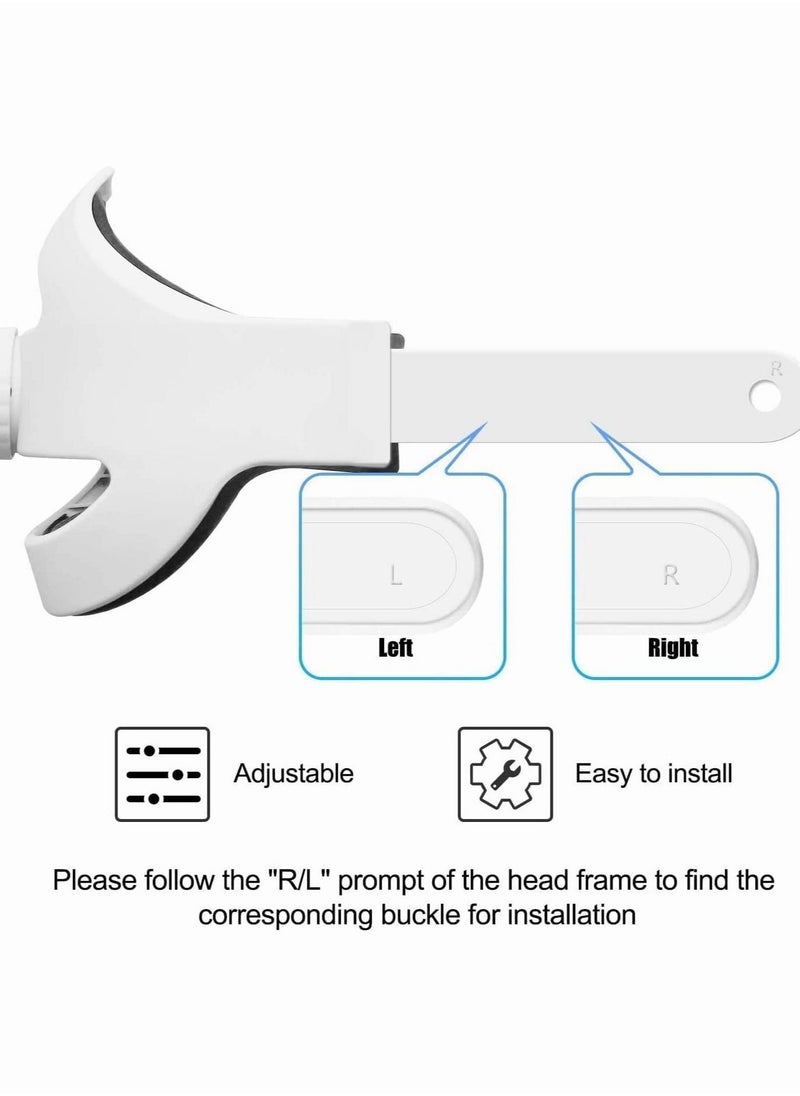 Y&D - VR Headband for Oculus Quest 2 Elite with Cushion Replacement Enhances Support and Reduces Head Pressure in VR, Virtual Reality Headset Accessory - Image 1