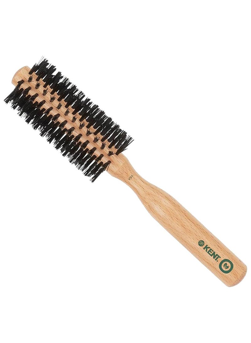 KENT V04 Vegan Bristle Round Brush - 45mm Eco-Friendly Blow Dry Brush for Volume, Curl and Smooth Styling - Cruelty-Free - Image 1
