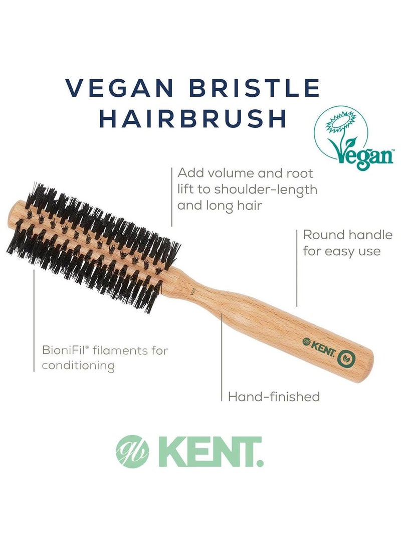 KENT V04 Vegan Bristle Round Brush - 45mm Eco-Friendly Blow Dry Brush for Volume, Curl and Smooth Styling - Cruelty-Free - Image 4